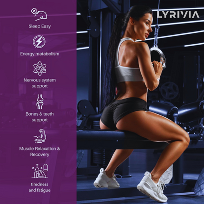 Lyrivia Magnesium Complex Supplement | 12-in-1 High-Absorption Formula